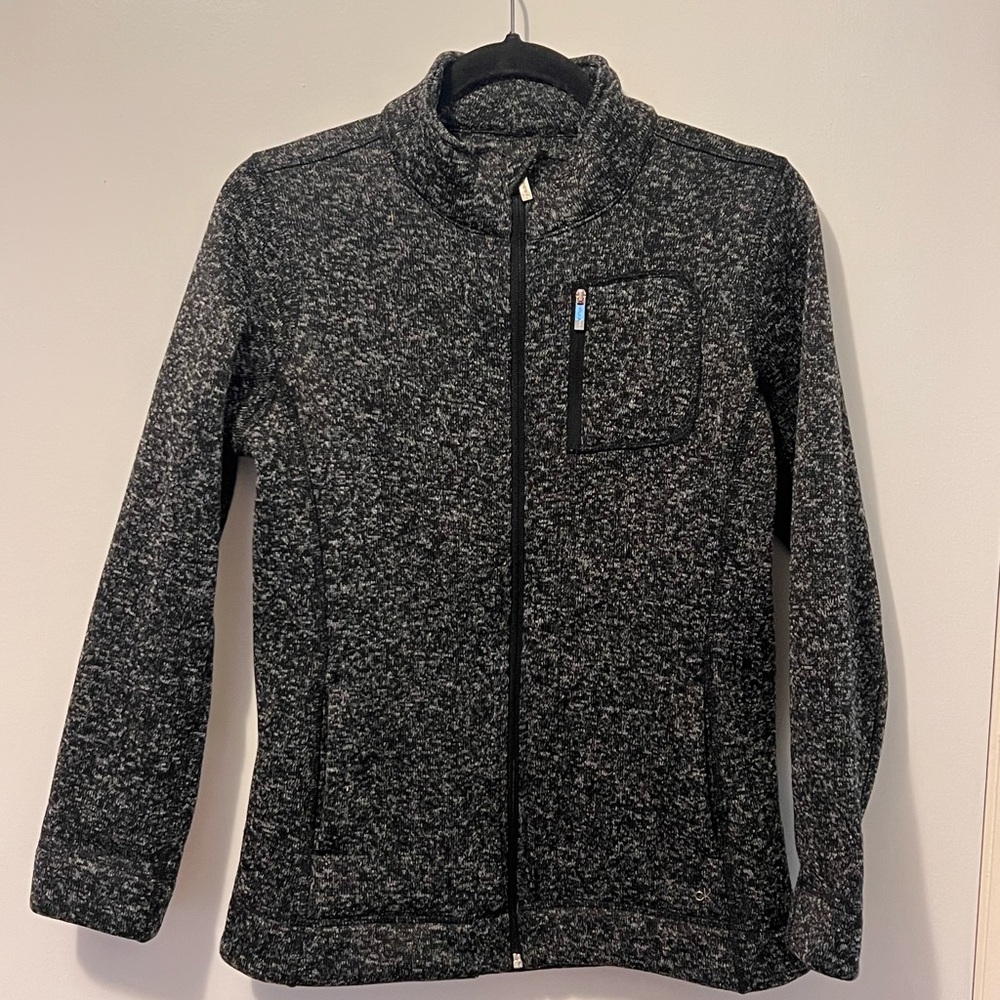 Calvin Klein Women's Jacket Coat, Large, Black and White